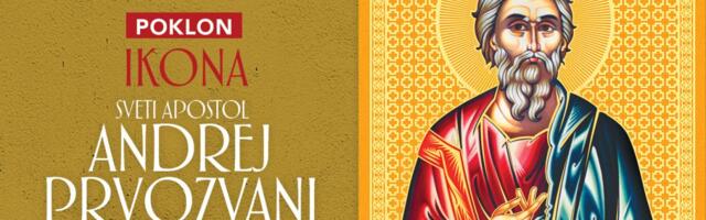 DANAS UZ KURIR POKLON IKONA SVETOG APOSTOLA ANDREJA PRVOZVANOG!