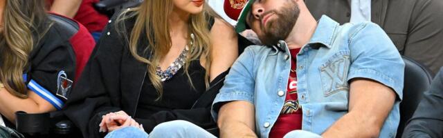 Tejlor Svift se hvata za glavu zbog verenika! Trevis Kelsi ispijao pivo na utakmici, pa zaspao u dvorani