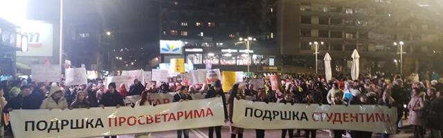 Protestna šetnja u Užicu