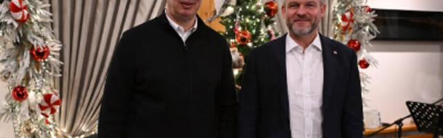 "POTVRDILI SMO SNAŽNE I ISKRENE ODNOSE": Predsednik Vučić ugostio lidera Slovačke, pa poslao snažnu poruku celom svetu! (FOTO)