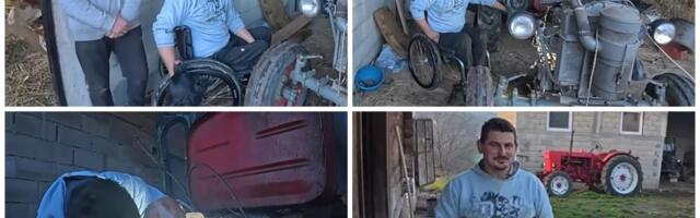 "Nema mi premca!" Milenko je u kolicima, ali nepokolebljiv: Priča o samohranom ocu i vrsnom majstoru iz sela Pranjani