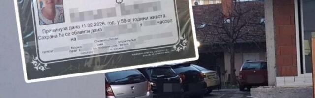 DANAS SAHRANA ŽENE UBIJENE U KRUŠEVCU! Osvanula umrlica, jedan detalj BUDI JEZU! (FOTO)