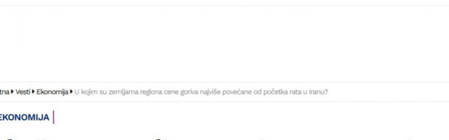 I „Danas“ priznaje: Srbija najbolje prošla u naftnoj krizi