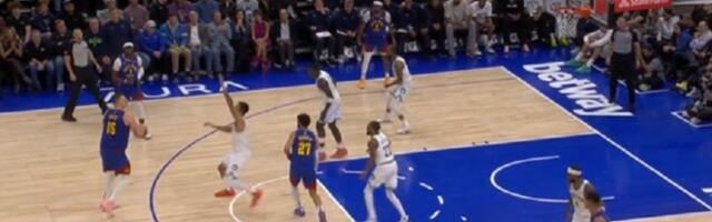 Jokić zatrpao koš "vukova", Denveru derbi Zapada (VIDEO)