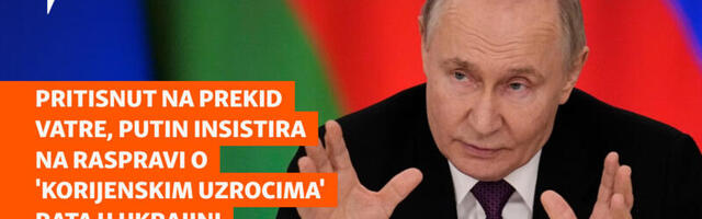 Pritisnut na prekid vatre, Putin insistira na raspravi o 'korijenskim uzrocima' rata u Ukrajini