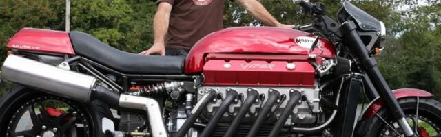 Kako izgleda motocikl postavljen na brutalni V10 agregat iz Viper modela