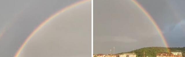 RETKA POJAVA NA NEBU IZNAD JAGODINE: Evo šta znači pojava DUPLE DUGE! (VIDEO)