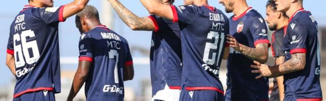 Zvezda krenula ka Ligi šampiona: Minimalac na Gibraltaru sa igračem manje (VIDEO)