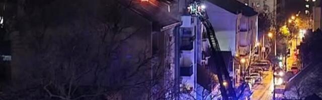 Gorela zgrada u Novom Sadu: Vatrogasci ugasili veliki požar u višespratnici