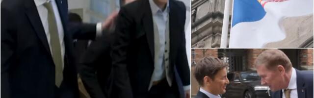 BRNABIĆ POKAZALA KAKO SE VIJORI SRPSKA TROBOJKA ISPRED DANSKOG PARLAMENTA! "Nadam se da ćemo otvoriti novo, snažnije poglavlje prijateljstva"