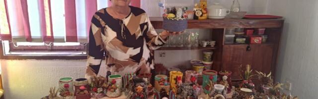 Tek sa Dobricom Božić je pravi: Njeni venčići iz šume i livade nose u sebi duh praznika