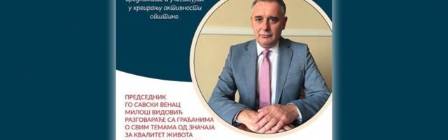 Razgovor predsednika opštine Savski venac sa građanima!