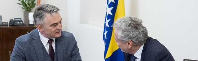 Komšić razgovarao sa Sattlerom, objasnio mu prioritete djelovanja u naredne četiri godine