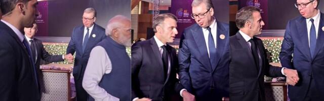 Vučić i Makron nakon večere: Uvek srdačno i u dobrom raspoloženju - na drugom kraju sveta