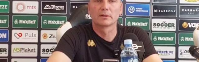 Blagojević iskren pred Čuku: "Partizan ne drži sve u svojim rukama"