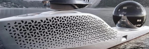 Futuristički istraživački brod koga pokreće nuklearno jezgro