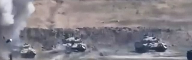 Ministarstvo odbrane Jermenije objavilo je JEZIV snimak napada azerbejdžanske vojske! (VIDEO)