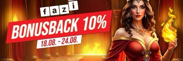 SVE SE VRAĆA NA FAZI SLOTOVIMA: 10% bonusback!
