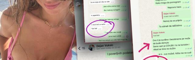 "SAMA SEBI SI ZAVRŠILA KARIJERU" Objavljene šok poruke između aktera afere "eksplicitni snimci" u Crnoj Gori: "Ja te nikad nisam odbila"