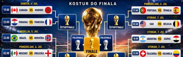 Poznati svi parovi osmine finala Mundijala 2026: Ko s kim igra i kako izgleda kostur do finala