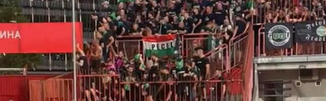 Haos na Karađorđu, tuča između navijača Vojvodine i Fradija, istakli zastavu Velike Mađarske, jedan povređen