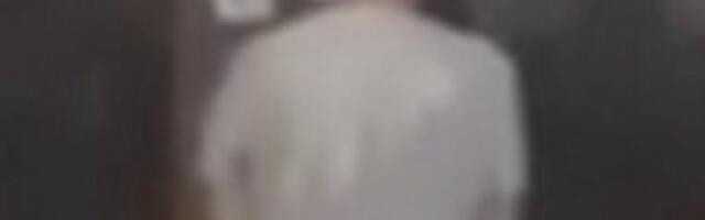 URINIRAO PO ULAZU VLADE SRBIJE: Sramotna scena sa protesta (VIDEO)