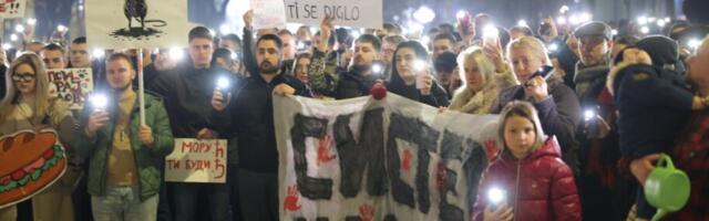 Protestovali i Vlasotinčani: „Da smo ih na vreme kaznili za sve afere, ovo u Novom Sadu se ne bi desilo“