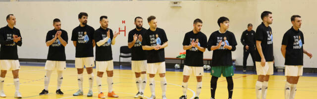 MINUT ĆUTANJA ZA PREMINULOG RADIŠU: Futsaleri Partizana odali pomen Iliću!