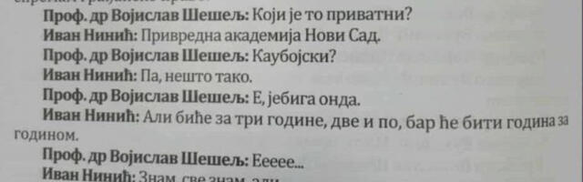 BLOKADER IVAN NINIĆ KUPIO DIPLOMU!
