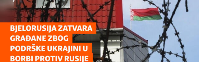 Bjelorusija zatvara građane zbog podrške Ukrajini u borbi protiv Rusije