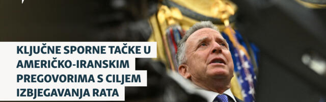 Ključne sporne tačke u američko-iranskim pregovorima s ciljem izbjegavanja rata