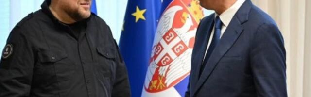"DOBAR I OTVOREN RAZGOVOR" Vučić sa predsednikom Vrhovne rade Ukrajine (FOTO)