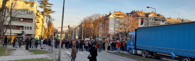 GRAĐANSKI PROTEST I BLOKADA SAOBRAĆAJA (VIDEO)