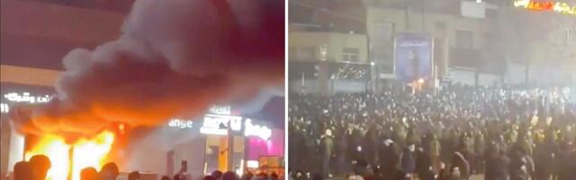 Objavljene nove slike! Zgrade u plamenu, hiljade ljudi traži svrgavanje ajatolaha, Tramp zapretio Iranu