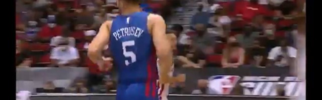Petrušev akter najlepše akcije na meču, solidno izdanje za 24 minuta (VIDEO)