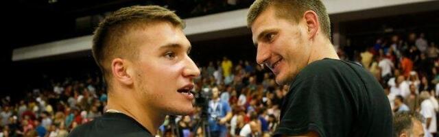 DOĐI DA BUDEMO KAO DIVAC I STOJAKOVIĆ! Jokić i Bogdanović PREGOVARALI pred meč! Sprema se SPRSKI TANDEM u Denveru!?