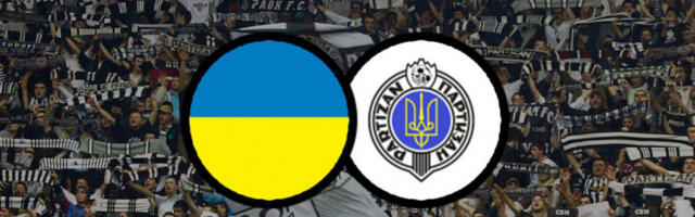 ŠOK! Danas igra Partizan, ali pod ukrajinskom zastavom! (FOTO)