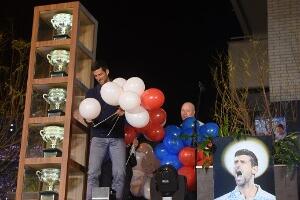 Ватромет и прослава за Новака у Београду