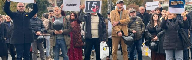 Niš stao u 11:52: Emisija "15 minuta" sa građanima, blokada kod suda - "korupcija ubija"