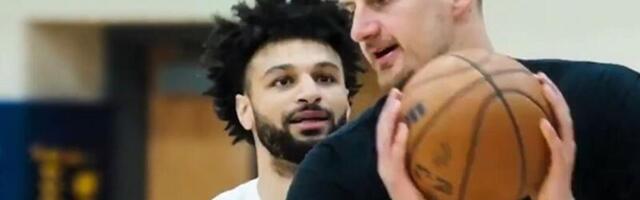 Jokić ne zaboravlja ko ga je lansirao u NBA: Nikola u posebnoj majici trenirao pred početak borbe za prsten
