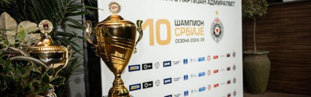 Partizan proslavio titulu prvaka Srbije: Na ovo se u Humskoj čekalo 13 godina (FOTO GALERIJA)