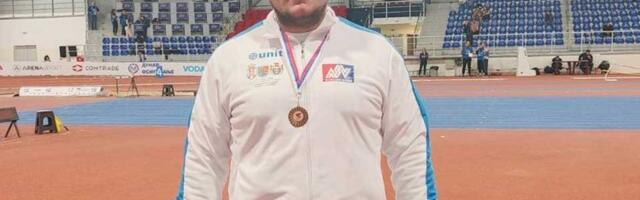 Ivan Garaj osvojio bronzanu medalju na Svesrpskom kupu u atletici