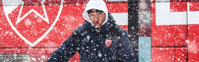 Crvena zvezda po snežnoj mećavi otputovala u Antaliju!