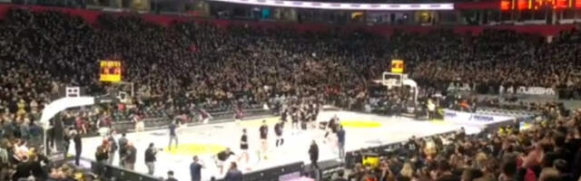 Mega juri peto, Partizan treće uzastopno finale Kupa Koraća