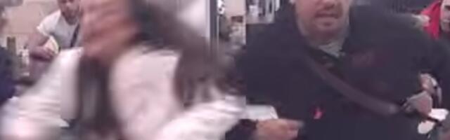 STRAVIČNA SCENA! Bora UDARIO Anastasiju, ona se PROSULA po podu! Obezbeđenje je jedva PODIGLO!