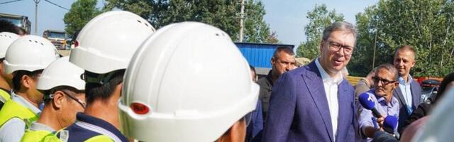 Vučić u Požarevcu: Verujem da će otvaranje ove saobraćajnice za dve godine značiti put u budućnost!