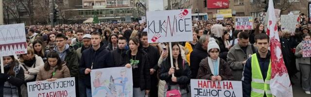 Protest sutra u i Nišu: Studenti idu do RTS-a po kasete Srećnih ljudi