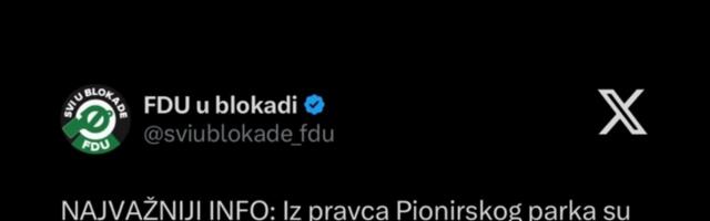 FDU poziva ljude da napuste prostor oko Skupštine: Bačene flaše i kamenice, ovaj protest više nije studentski