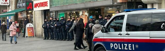 Veliki broj policajaca na ulicama Graca zbog okupljanja navijača Crvene zvezde