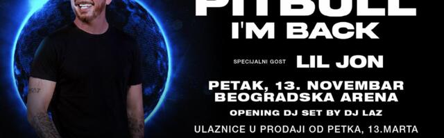 PITBULL proširio evropsku turneju! MR. WORLDWIDE 13. NOVEMBRA U BEOGRADSKOJ ARENI